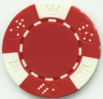 Kings Crown Red 11.5 Gram Clay Poker Chips