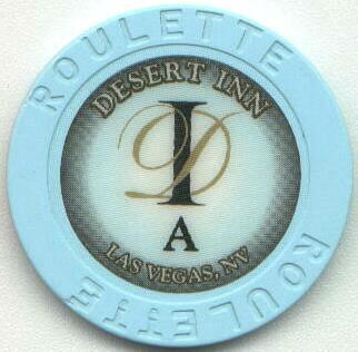 Desert Inn Last Issue Light Blue Roulette Chip