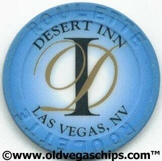 Las Vegas Desert Inn Light Blue Roulette Chip