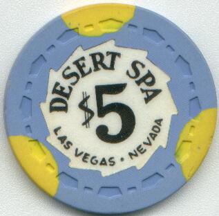 Las Vegas Desert Spa Casino $5 Casino Chip