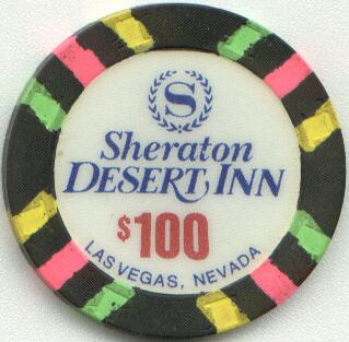 Las Vegas Sheraton Desert Inn $100 Casino Chip