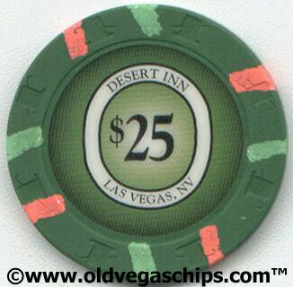 Las Vegas Desert Inn Last Issue $25 Casino Chip