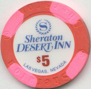 Las Vegas Sheraton Desert Inn $5 Casino Chip
