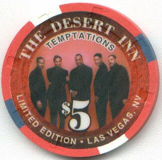 Las Vegas Desert Inn Temptations $5 Casino Chip