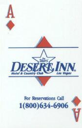 Las Vegas Desert Inn Hotel Room Key