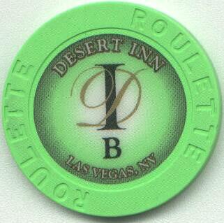 Desert Inn Last Issue Green Roulette Chip