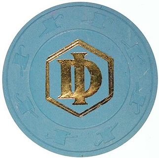 Las Vegas Desert Inn Blue Roulette Chip