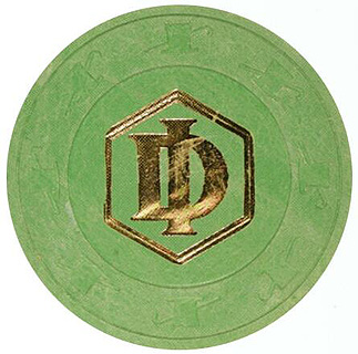 Las Vegas Desert Inn Green Roulette Chip
