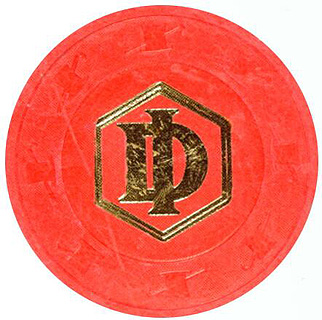 Las Vegas Desert Inn Red Roulette Chip