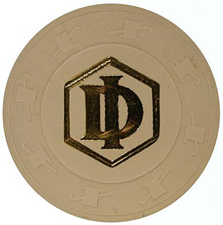 Las Vegas Desert Inn Tan Roulette Chip