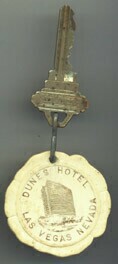 Dunes Hotel Room Key