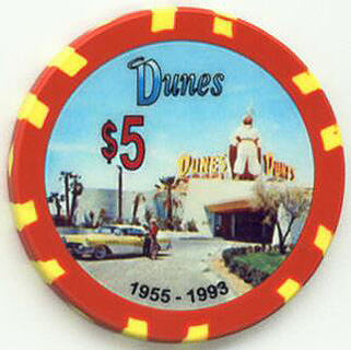 Las Vegas Dunes Hotel Poker Chips 
