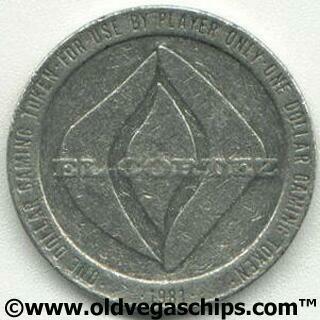 Las Vegas El Cortez $1 Slot Token