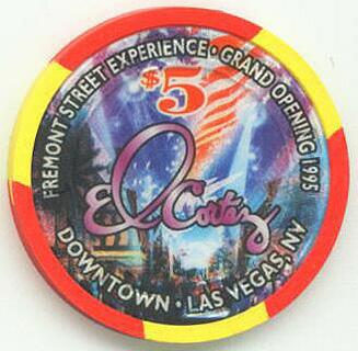 Las Vegas El Cortez Fremont Street Experience $5 Casino Chip