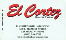 Las Vegas El Cortez Hotel Room Key