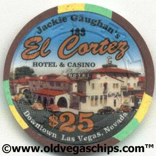El Cortez Jackie Gaughan $25 Casino Chip
