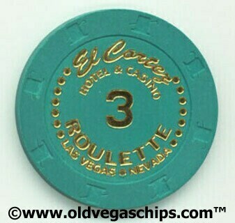 El Cortez Casino Turquoise Roulette Casino Chip