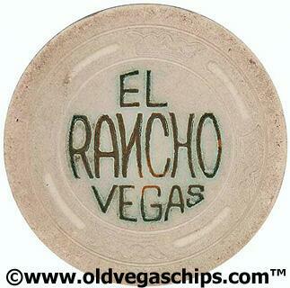 El Rancho Vegas $25 Casino Chip