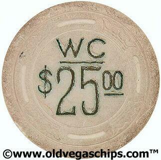 Las Vegas El Rancho Vegas $25 Poker Chip