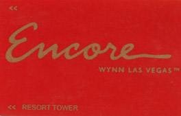 Encore Hotel Room Key