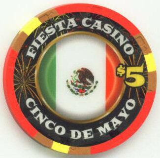 Fiesta Cinco De Mayo 2004 $5 Casino Chip