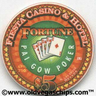 Fiesta Fortune Pai Gow Diamonds $5 Casino Chip