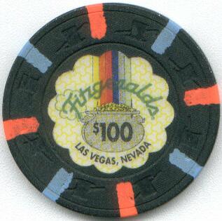 Fitzgeralds Casino $100 Casino Chip