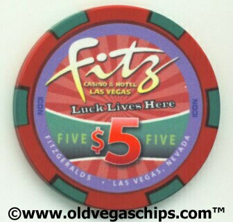 Fitzgerald's Hotel 2010 $5 Casino Chip