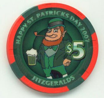Fitzgerald's St. Patrick's Day 2007 $5 Casino Chip