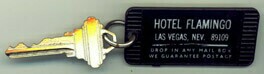 Flamingo Hotel Room Key 