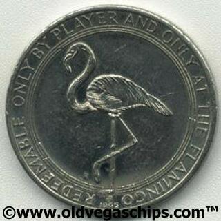 Flamingo Hotel $1 Slot Token - 1965