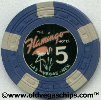 Flamingo $5 Casino Chip