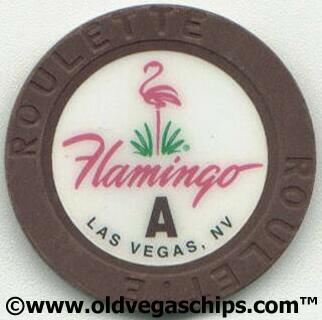 Flamingo Hotel Brown Roulette Casino Chip
