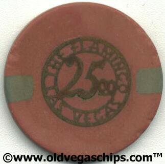 Las Vegas Flamingo Hotel First Issue $25 Casino Chip - 1946