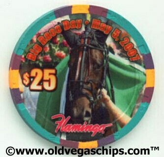 Flamingo Hotel Kentucky Derby 2007 $25 Casino Chip