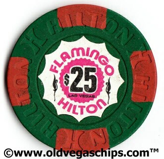 Flamingo Hilton $25 Casino Chip