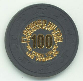 Flamingo Hilton $100 Poker Tournament Casino Chip