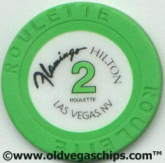 Flamingo Hilton Roulette Casino Chip