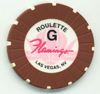 Flamingo Hotel Brown Roulette Casino Chip