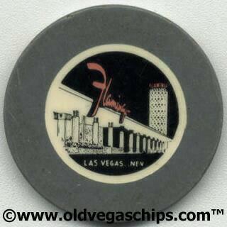 Flamingo Roulette Casino Chip