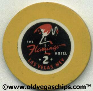 Bugsy Siegel's Flamingo Roulette Casino Chips