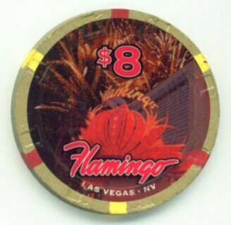 Flamingo Chinese New Year of the Tiger 2010 $8 Casino Chip