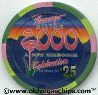 Flamingo Hilton Millennium $25 Casino Chip