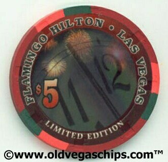 Las Vegas Flamingo Hilton Millennium $5 Casino Chip