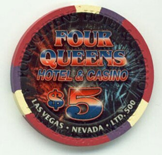 Four Queens 4th of July 2007 $5 Casino Chip