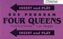 Four Queens Casino Bus Program Slot Club Card