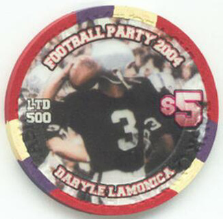 Four Queens Daryle Lamonica 2004 $5 Casino Chip