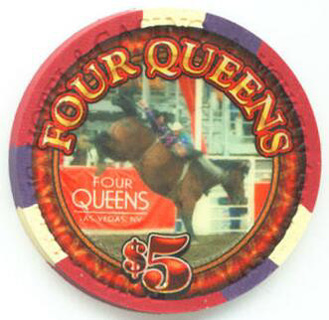 Four Queens National Finals Rodeo 2003 $5 Casino Chip