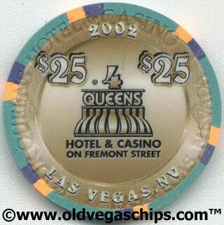 Four Queens 1995 Impala SS $25 Casino Chip