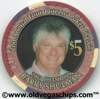 Four Queens Poker Classic Four $5 Casino Chip